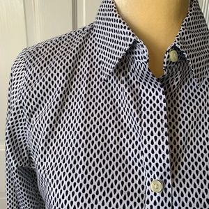 Banana Republic Non-Iron Fitted Blouse Size 10